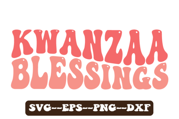 Kwanzaa Blessings Retro Wavy SVG Review