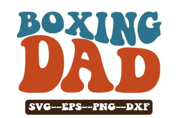 Review: Boxing Dad Retro Wavy SVG for Sublimation