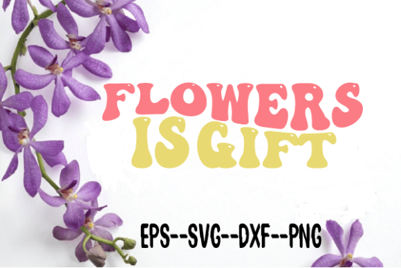 Review: Flowers Gift Retro Wavy SVG for Embroidery