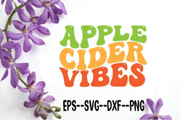 Reviewing Apple Cider Vibes New Wavy Retro Svg for Embroidery