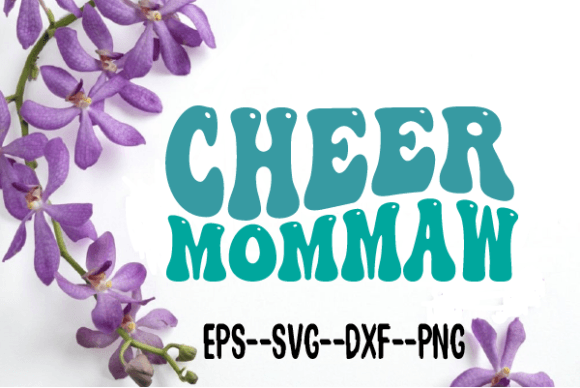 Reviewing Cheer MomMaw Football Retro Wavy Svg for Stitching