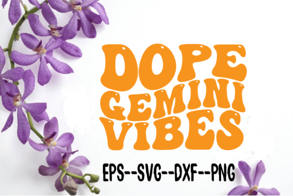 Reviewing Dope Gemini Vibes Wavy Retro Svg for Stitch