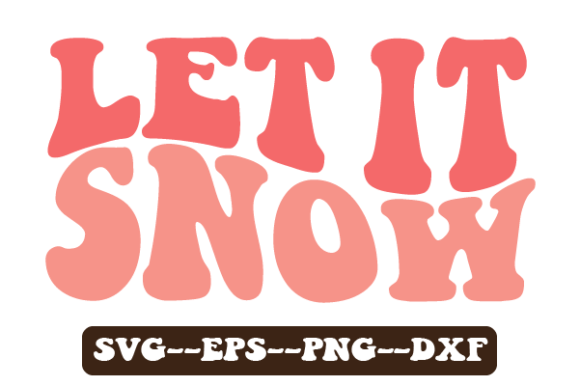 Reviewing Let It Snow Winter Retro Wavy Svg for Embroidery