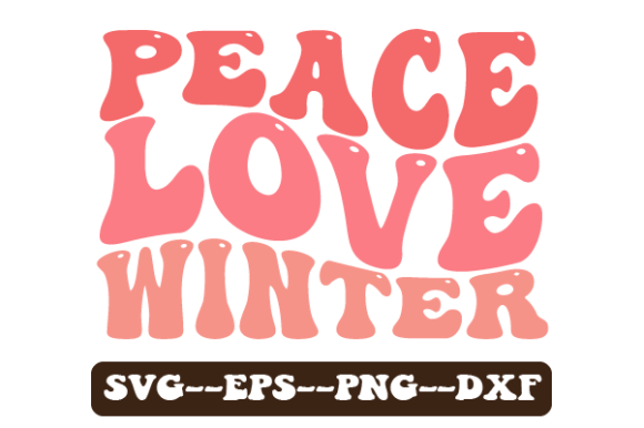 Reviewing Peace Love Winter Retro Wavy Svg for Embroidery