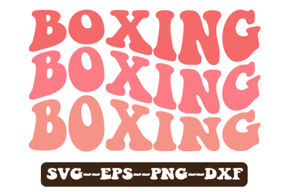 Reviewing the Boxing Retro Wavy SVG for Sublimation