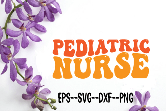 Reviewing the Pediatric Nurse Wavy Retro SVG